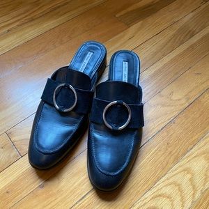 Slip-on leather loafers / mules